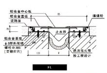 金属卡锁型楼地面变形缝